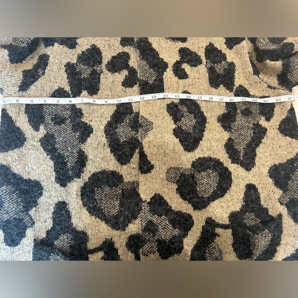 JOSEPH A - Open Cardigan Leopard Print Size M - Picture 9 of 9